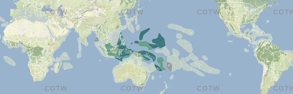 Species distribution map