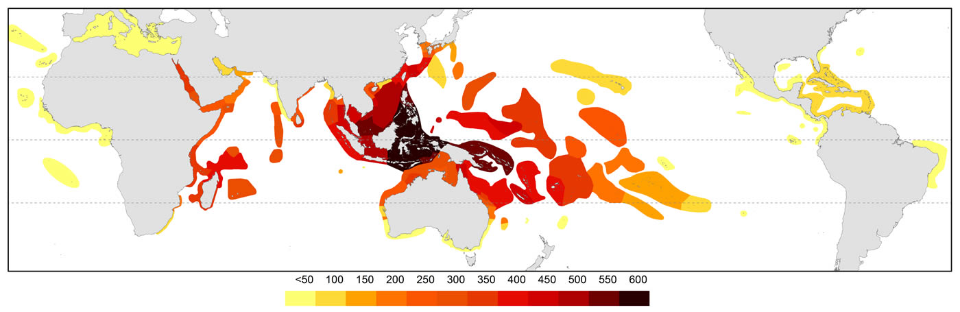 Species diversity map