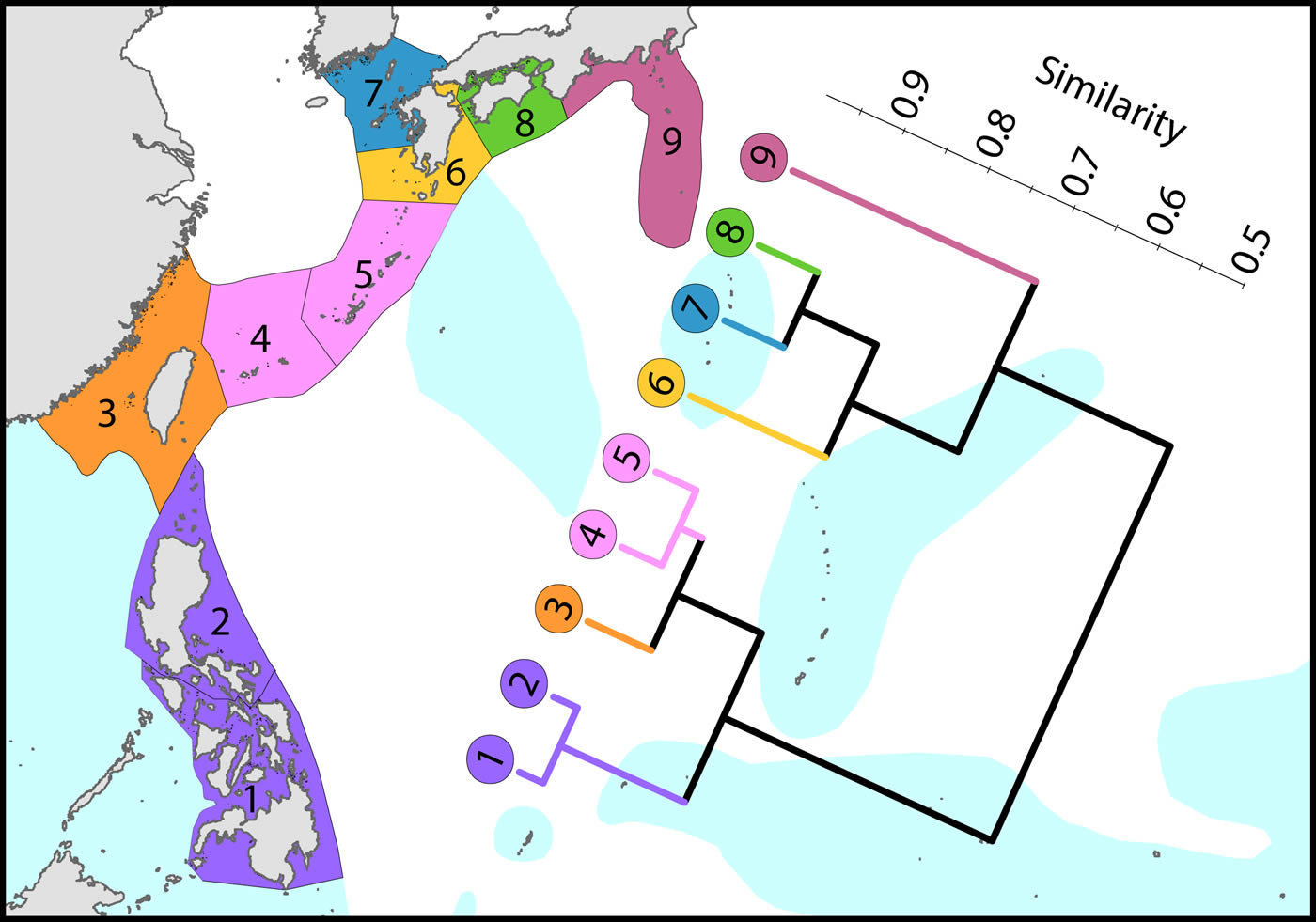 Species affinity Japan